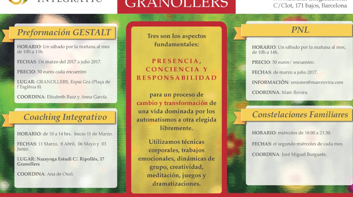 FORMACIÓN COACHING INTEGRATIVO