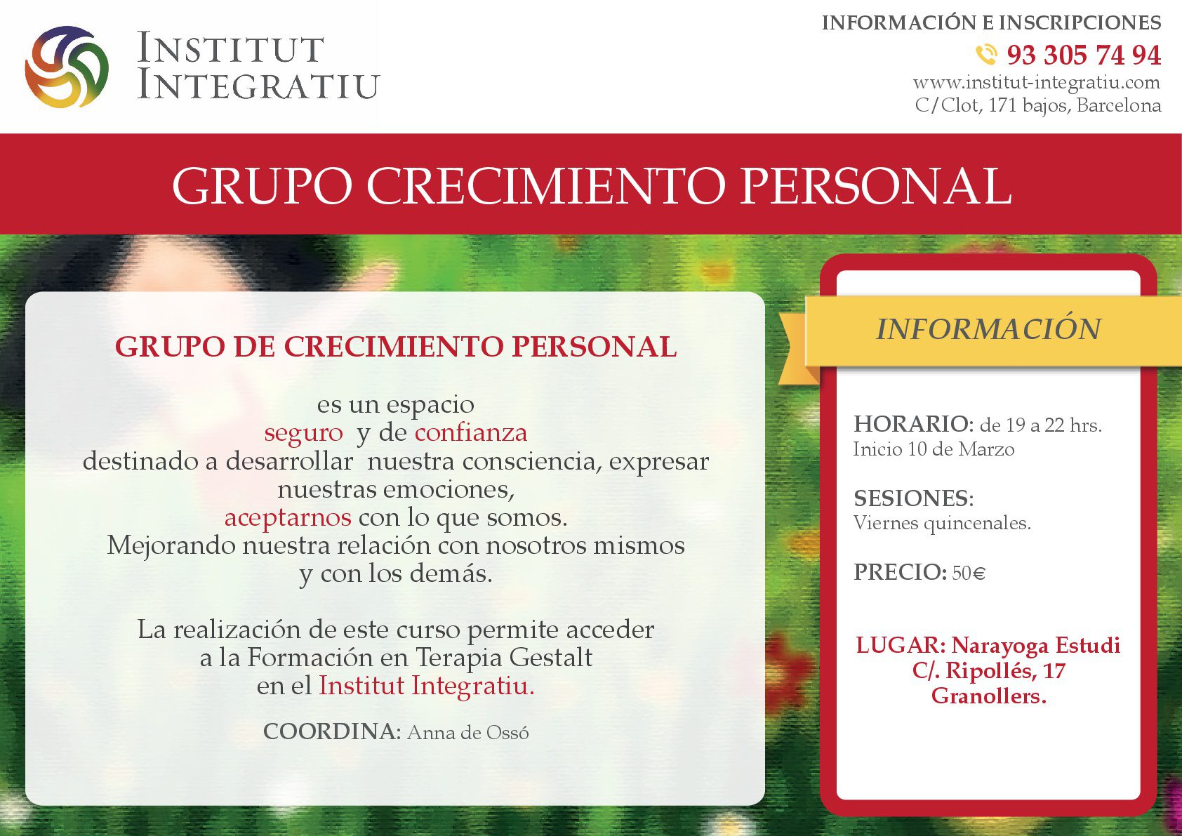 GRUPO DE CRECIMIENTO PERSONAL